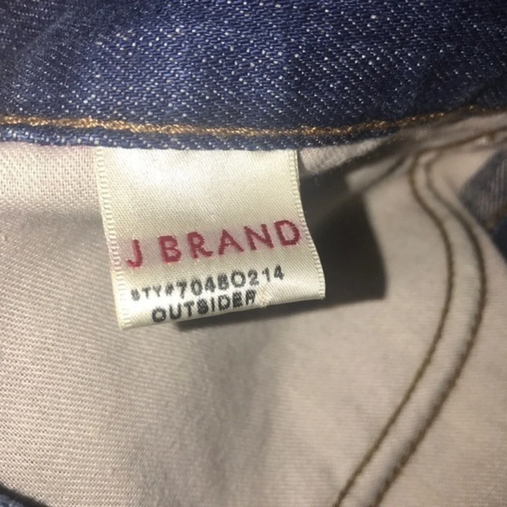 J. Brand outsider raw‎ hem denim jean skirt 29